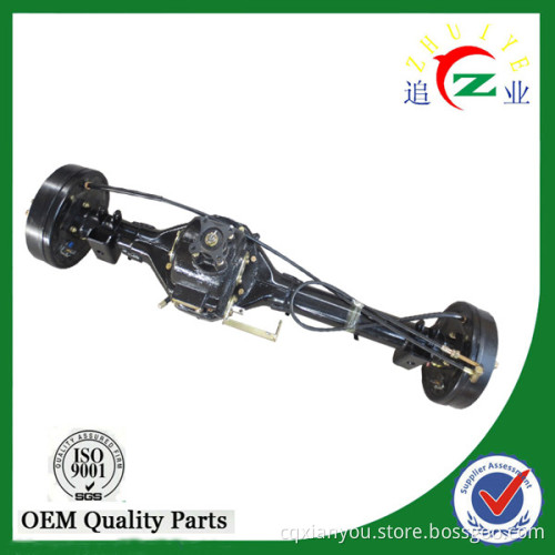 tricycle rear axle with 180mm diameter diff housing